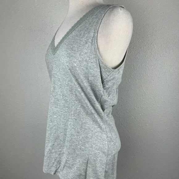 Dockers Gray V-Neck Tank Top Size L EUC - Picture 4 of 9